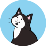 icon franz azzurro • La vita quotidiana del gatto Franz (A2)