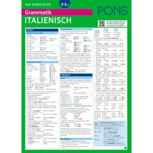 PONS Grammatik auf einen Blick Italienisch
