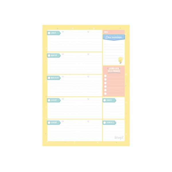 mrw 8435460773058 Planner verticale settimane molto organizzate IT b2b 2 | Weekly planner – Per settimane molto più che organizzate