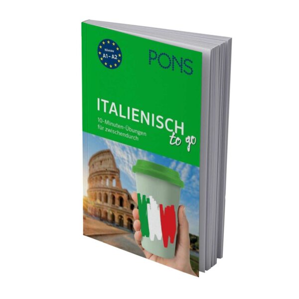 Italienisch to go cover | Italienisch Übungen To Go (A1-A2)