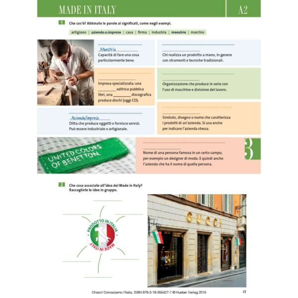 Hueber Chiaro conosciamo lItalia estratto 1 | Chiaro! Conosciamo l’Italia A1-B1 (deutsche Ausgabe)