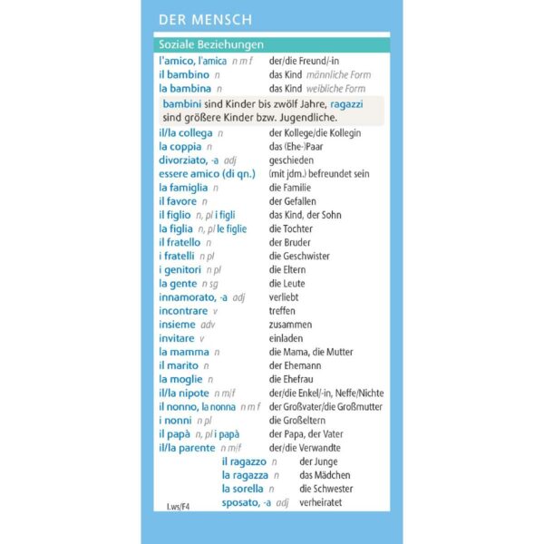 Langenscheidt Go Smart Wortschatz Italienisch 6 | Go Smart Wortschatz
