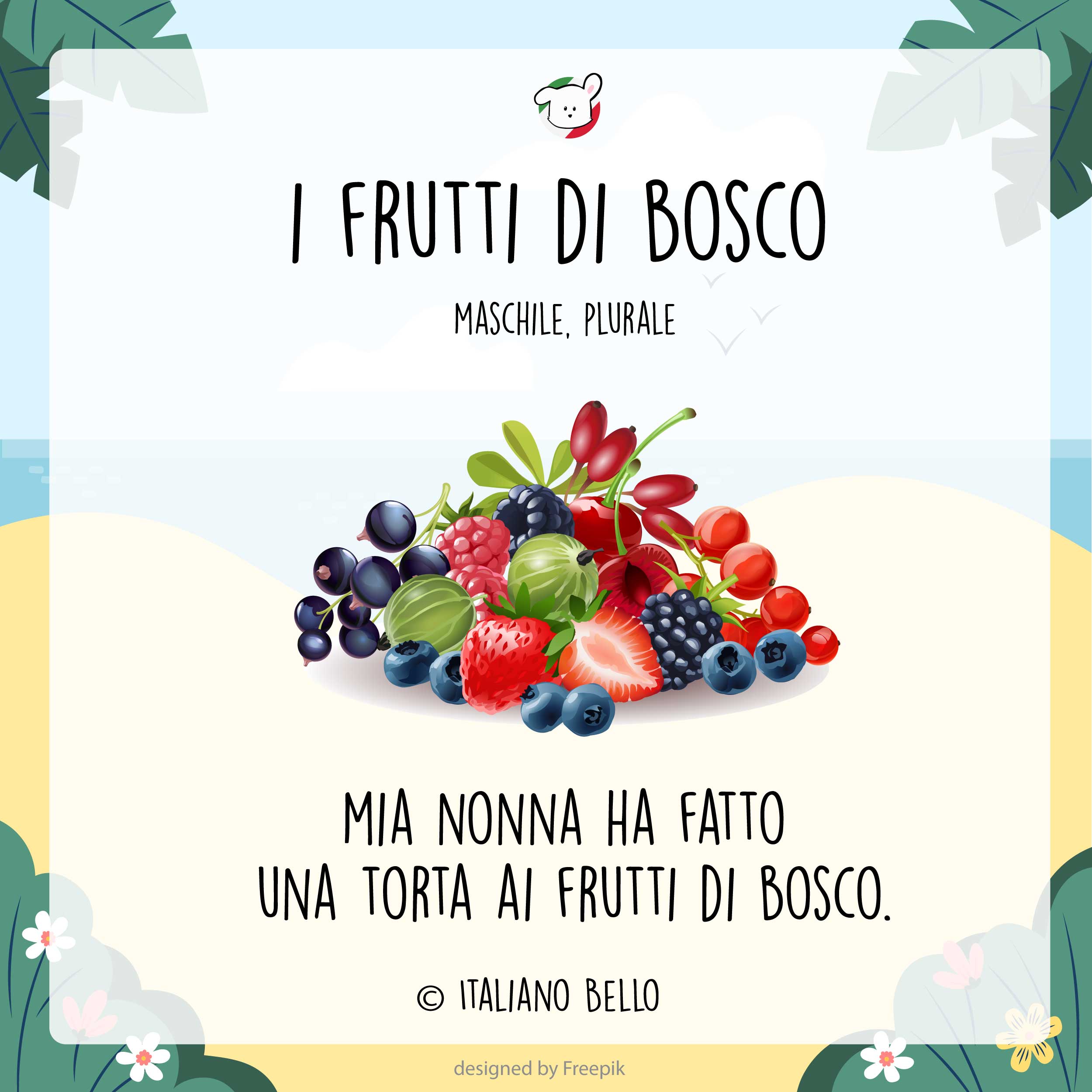 frutti di bosco | Bildwörterbuch Italienisch