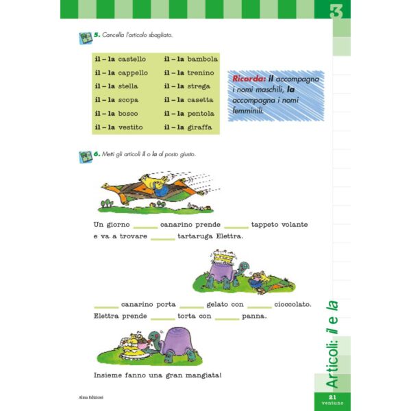 GPB cap 03 5 | Grammatica italiana per bambini – da 7 a 11 anni