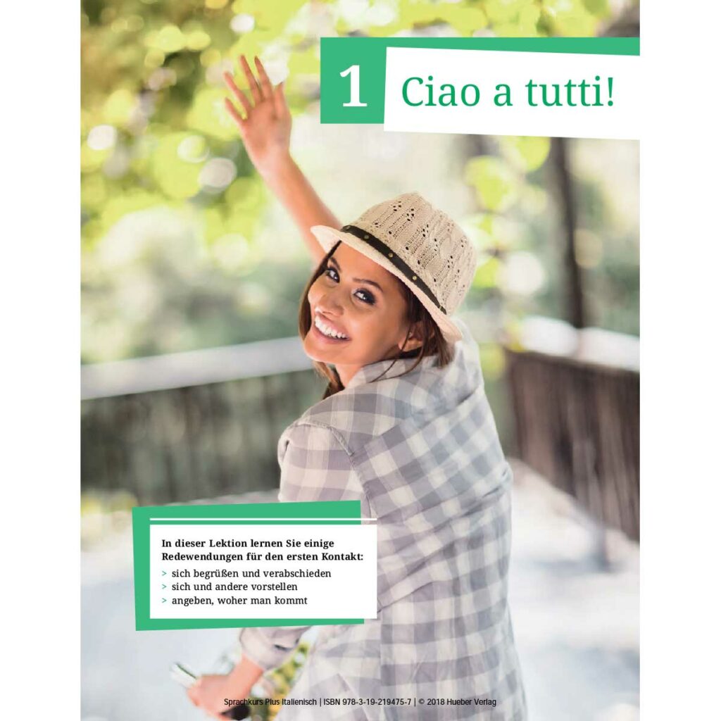 Hueber Italienisch Sprachkurs plus Leseprobe 1 | Il pulcino pasquale (A1)