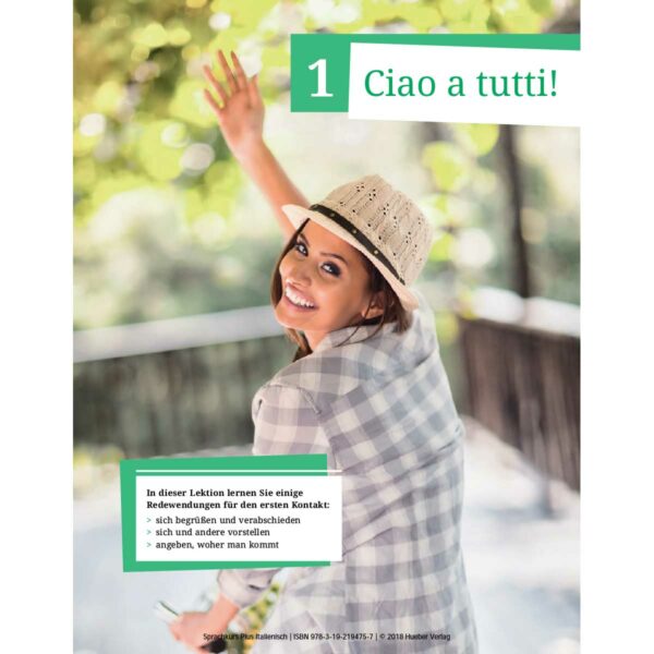 Hueber Italienisch Sprachkurs plus Leseprobe 1 | Hueber Italienisch Sprachkurs Plus A1-A2