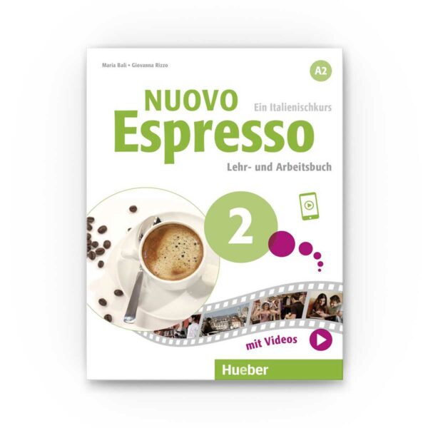 Hueber Nuovo Espresso 2 A2 – Buch + Videos und Audios über App