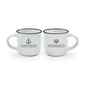 LEGAMI Espresso für zwei – Captain / Mermaid Espressotassen