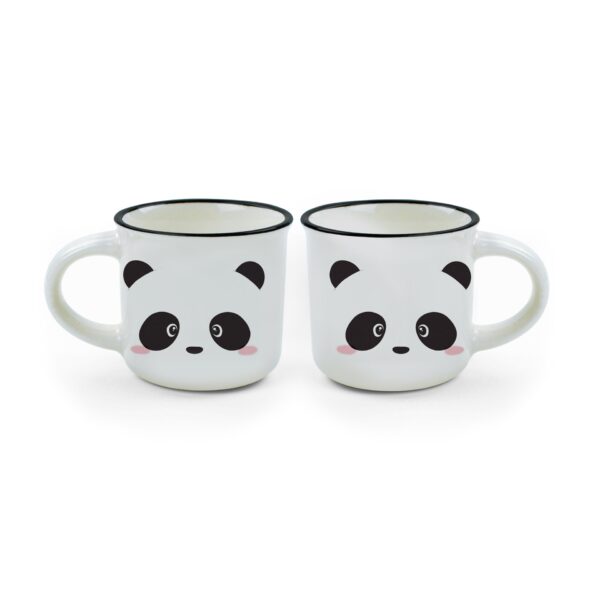 LEGAMI Espresso für zwei – Panda Espressotassen