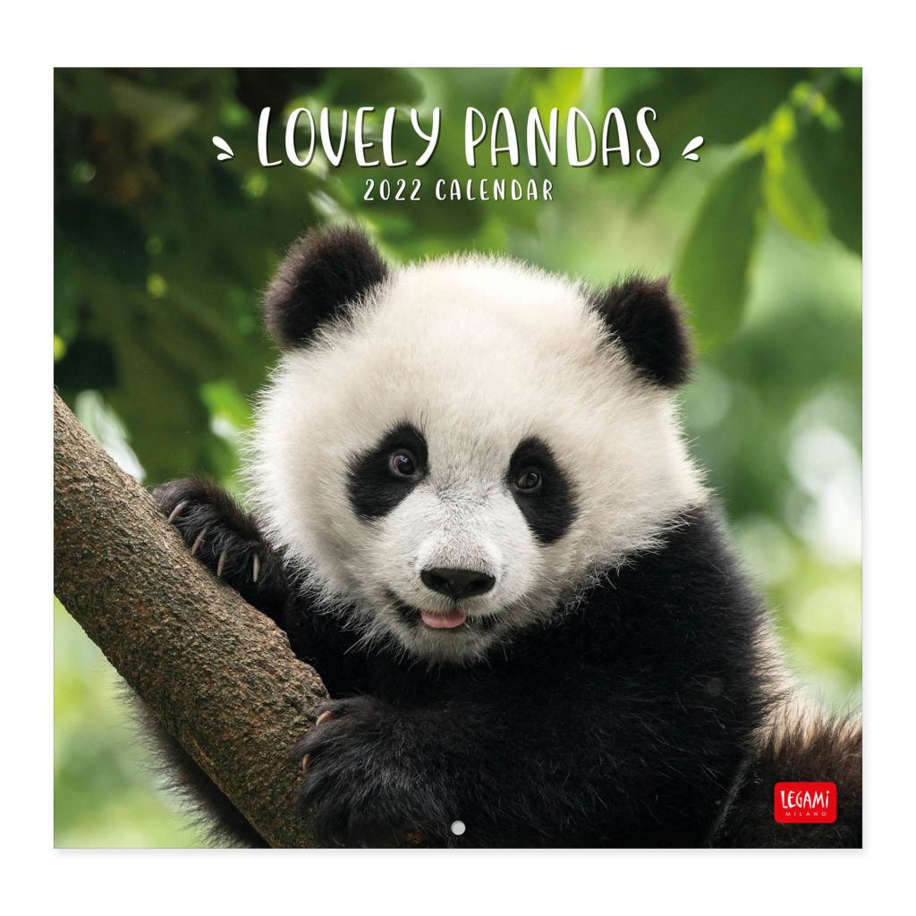 LEGAMI Lovely Pandas Wandkalender 2022