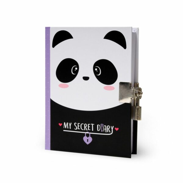 LEGAMI Geheimes Tagebuch mit Schloss Panda 3 | Geheimes Tagebuch mit Schloss Panda