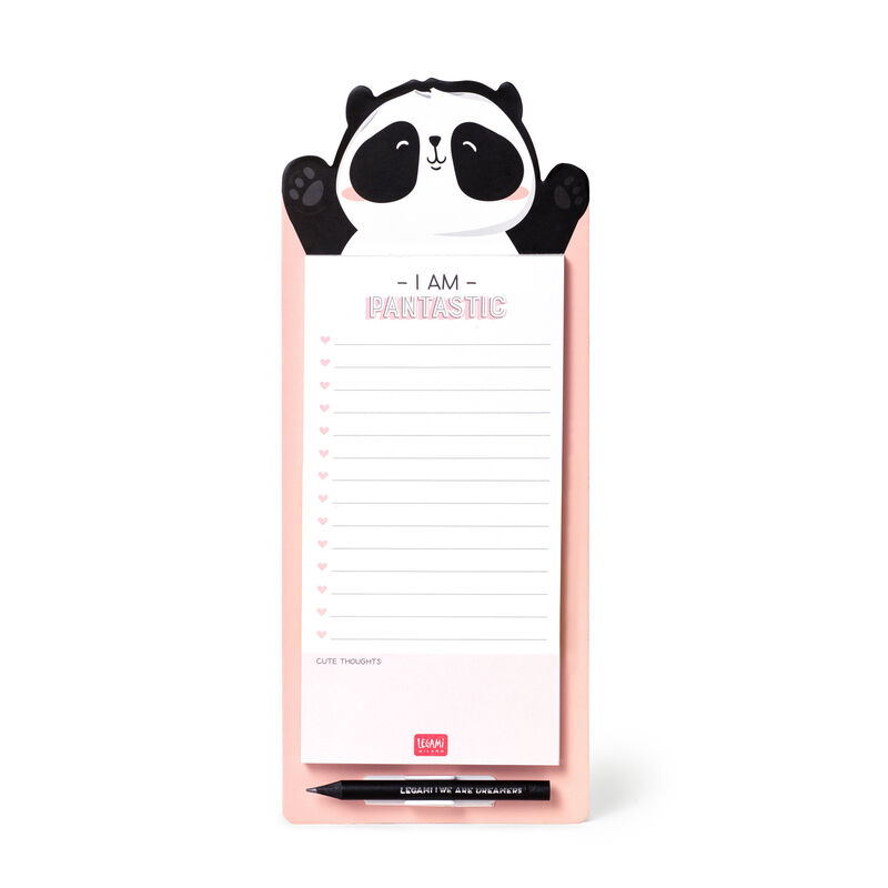 LEGAMI Don't Forget Magnetic Notepad Panda
