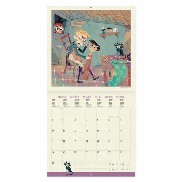 LEGAMI Pinocchio Wandkalender 2022 2 • Pinocchio Wandkalender 2022 – 30 x 29 cm
