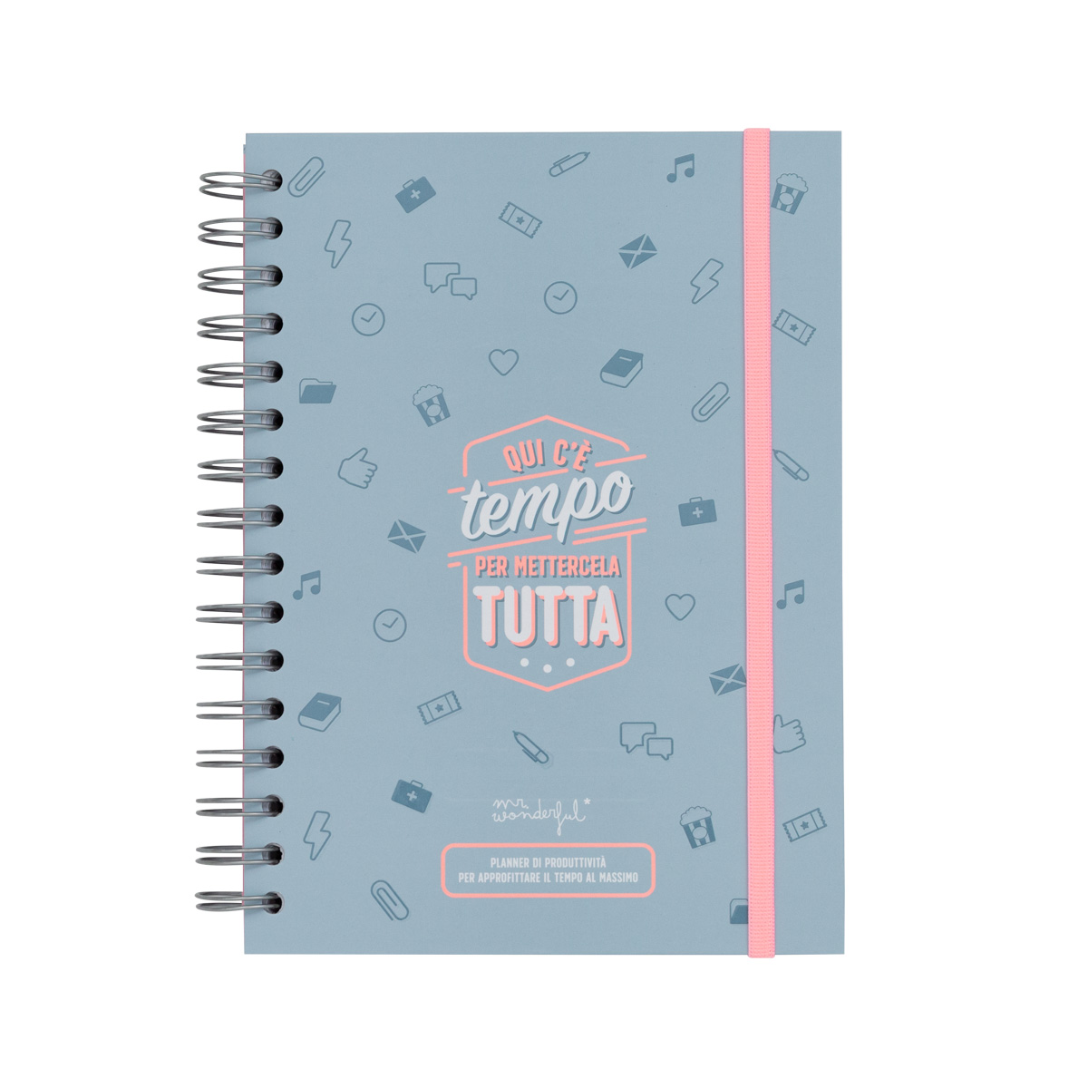 Mr. Wonderful Productivity planner – completely in italian with stickers