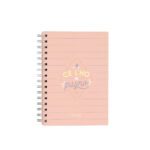 Mr. Wonderful notebook A5 squared with motivational saying in Italian