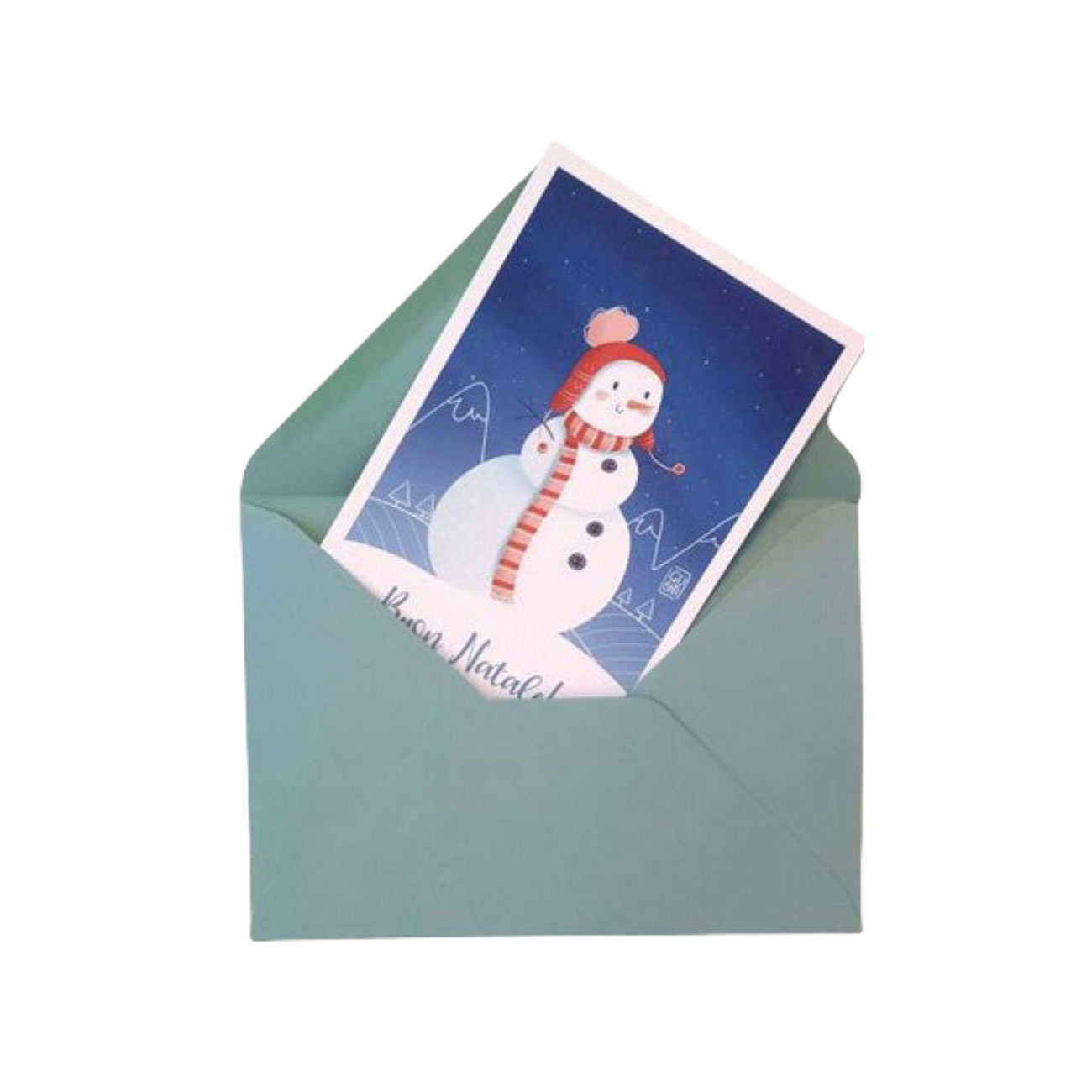 Cartolina Natale pupazzo | Unser Geschenkservice