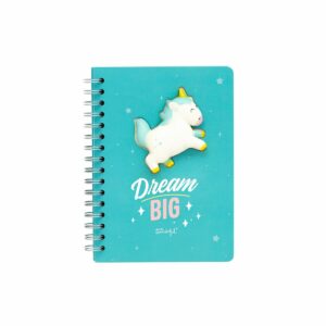 Mr. Wonderful Notebook Squishy Unicorn – A5 blank