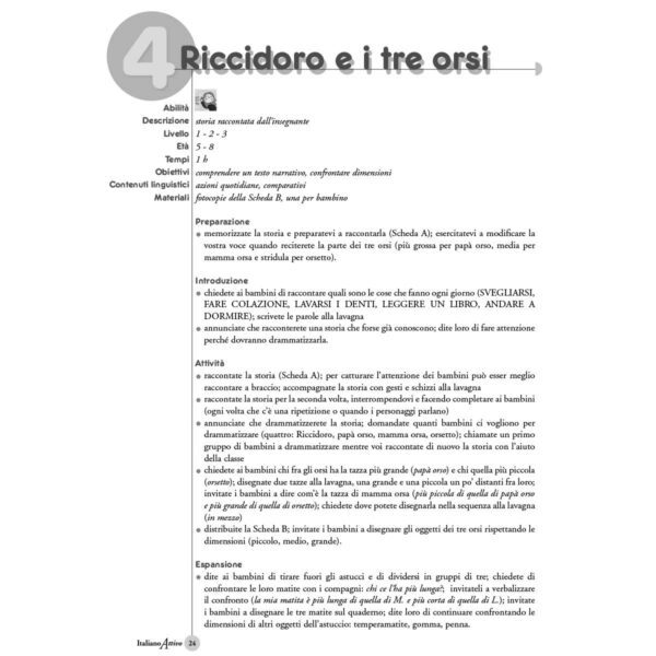 ALMA Edizioni Italiano attivo ita attivo u4 1 | Italiano attivo: Kopiervorlagen, Lehrermaterial