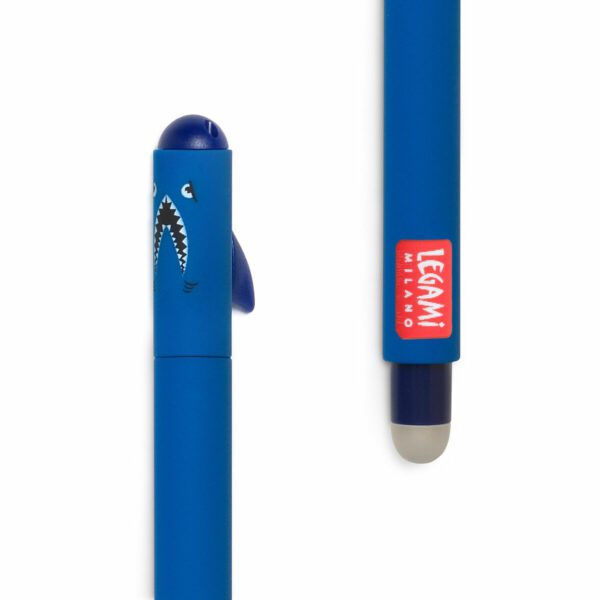 LEGAMI Löschbarer Gelstift Shark – blaue Tinte 2 | Löschbarer Gelstift Shark – blau