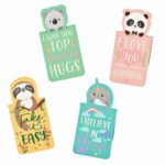 LEGAMI Never Stop Reading – Set of 4 Magnetic Bookmarks