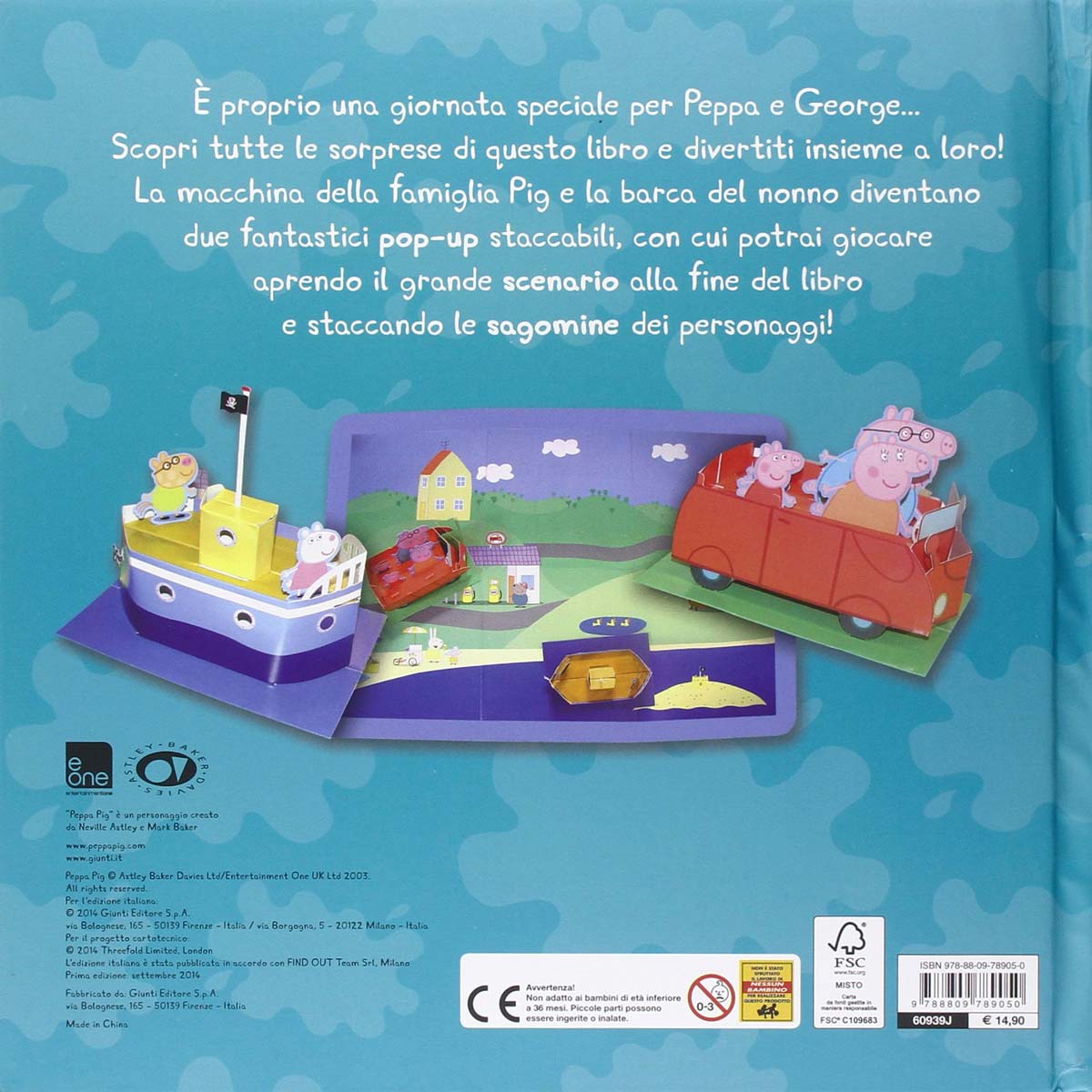 Peppa Pig. Una giornata speciale back | Original italienische Bücher lesen: Welches ist das richtige Buch für mich?