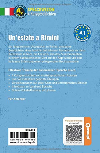 Circon Verlag – Unestate a Rimini Back • Un'estate a Rimini A1