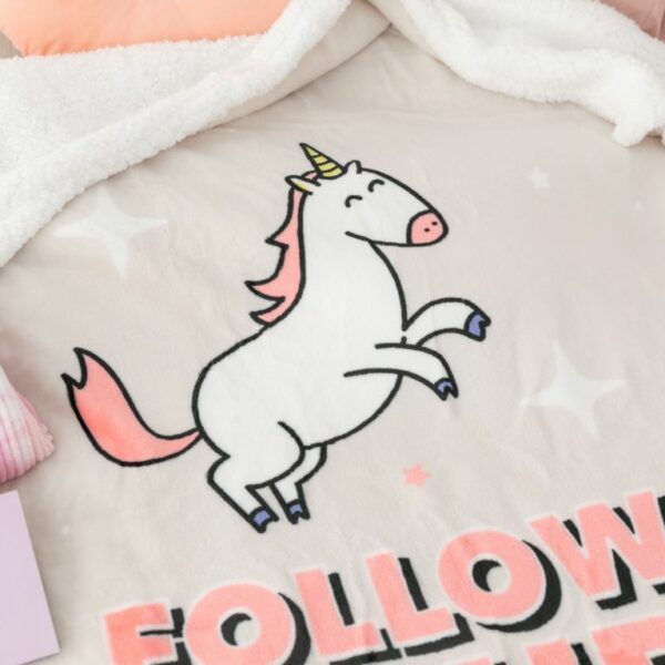 mr. wonderful manta con funda unicornio follow your dreams 4 • Coperta con custodia unicorno - Follow your dreams