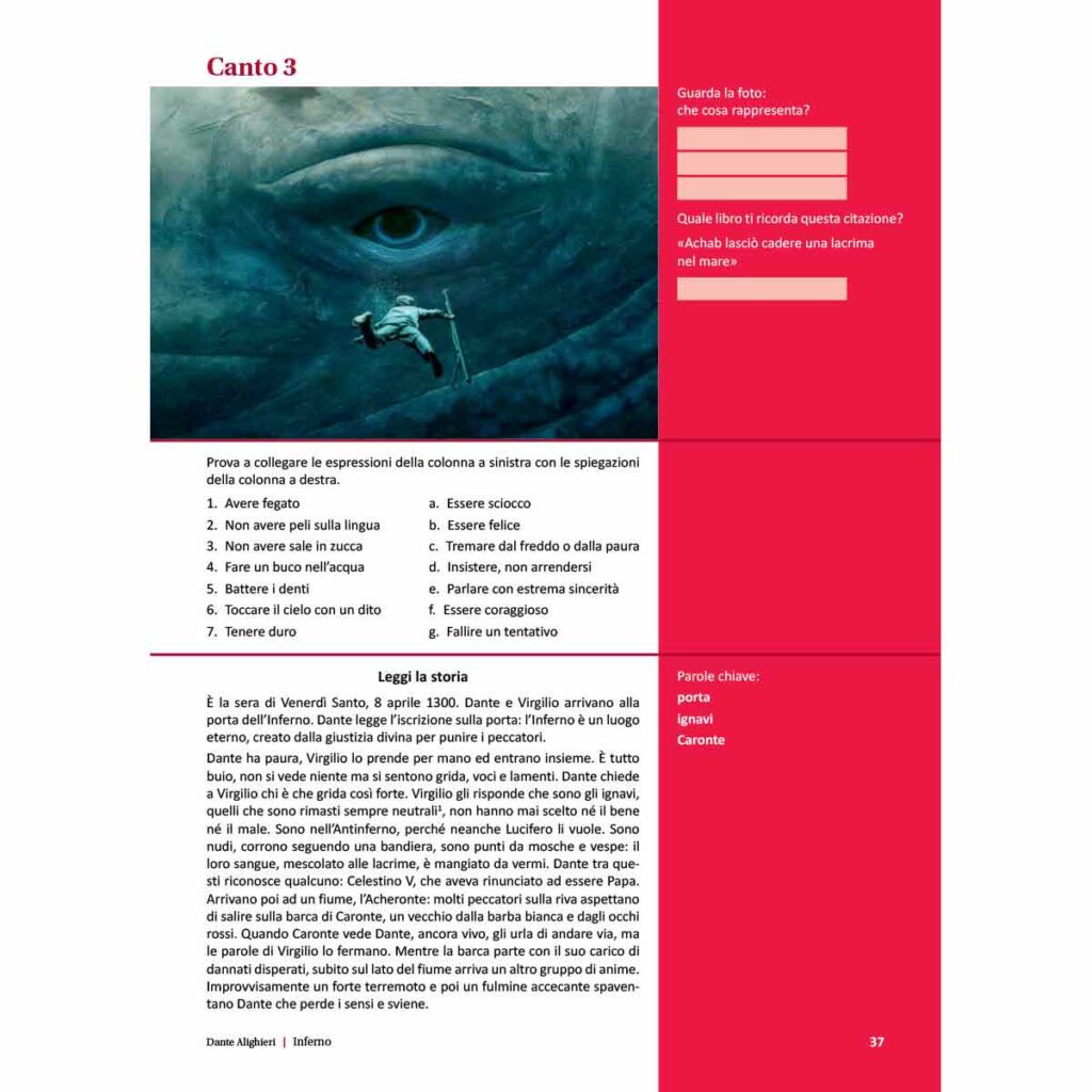 Dante Inferno Canto 3 edizioni Edilingua 1 | 15 wichtige Fakten über Dante und die Göttliche Komödie
