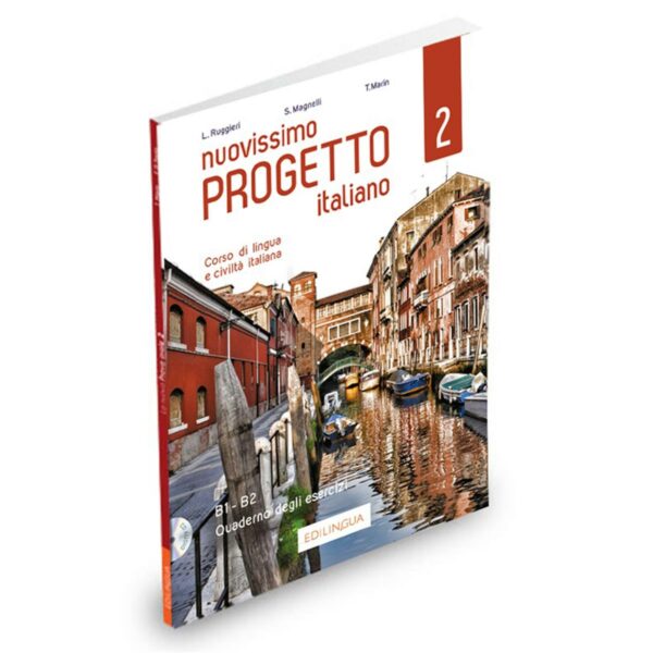 Edilingua: Nuovissimo Progetto italiano 2 • Quaderno degli esercizi con 2 CD audio (versione italiana)
