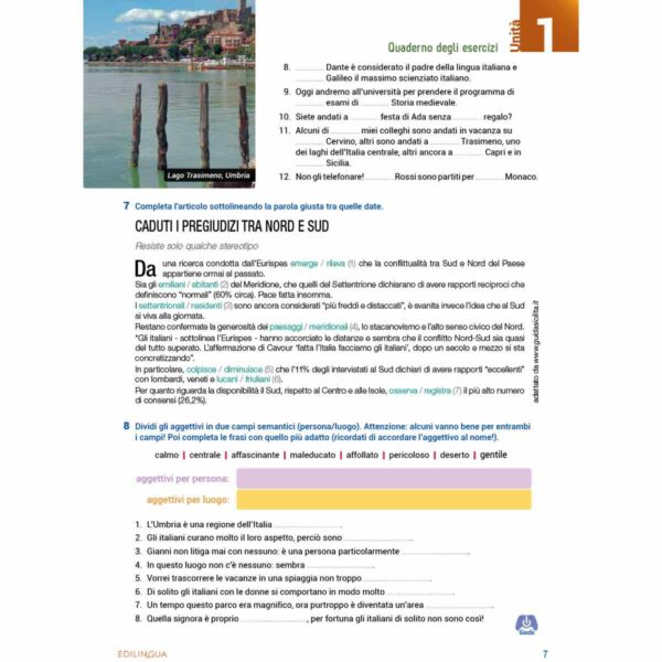 Edilingua Nuovissimo progetto italiano 3 specimen 35 | Nuovissimo Progetto italiano 3 (C1) Quaderno degli esercizi