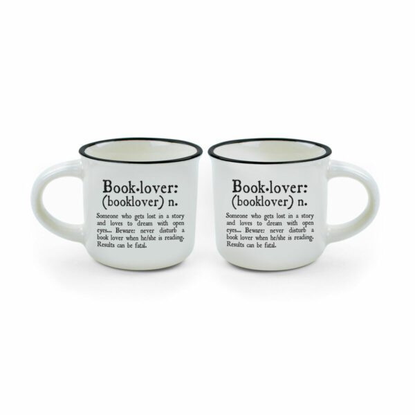 LEGAMI Espresso für zwei – Book Lover Espressotassen
