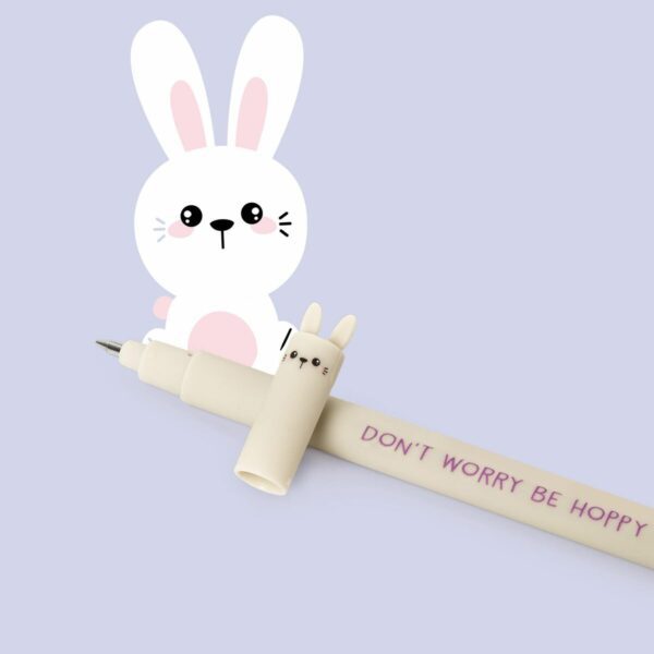 LEGAMI Löschbarer Gelstift Bunny – lila Tinte 3 | Löschbarer Gelstift Bunny – lila
