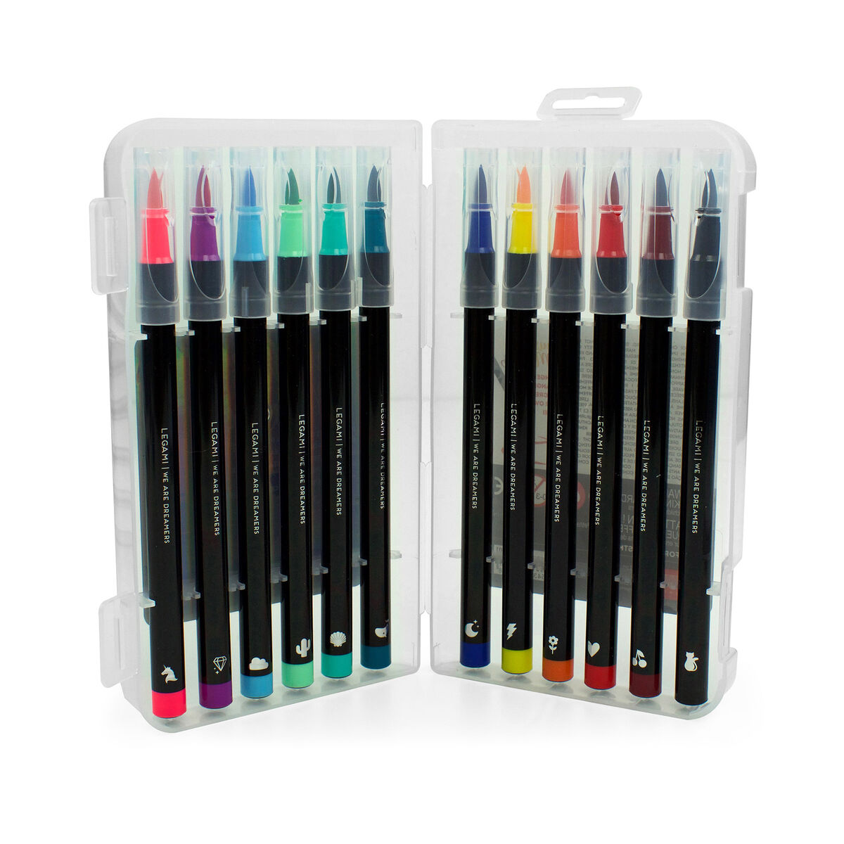 LEGAMI Set mit 12 Pinselstiften – Multicolor Brush Markers 2 | LEGAMI