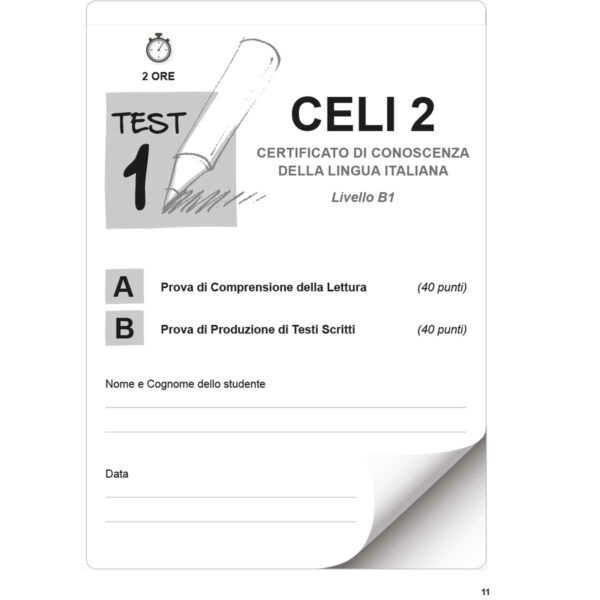 celi2 specimen download 12 | Celi 2 - Test di preparazione + audio scaricabile