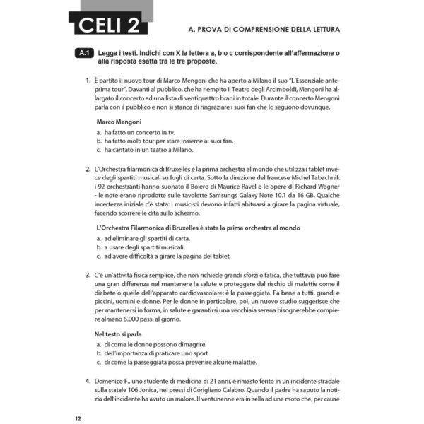 celi2 specimen download 13 | Celi 2 - Test di preparazione + audio scaricabile
