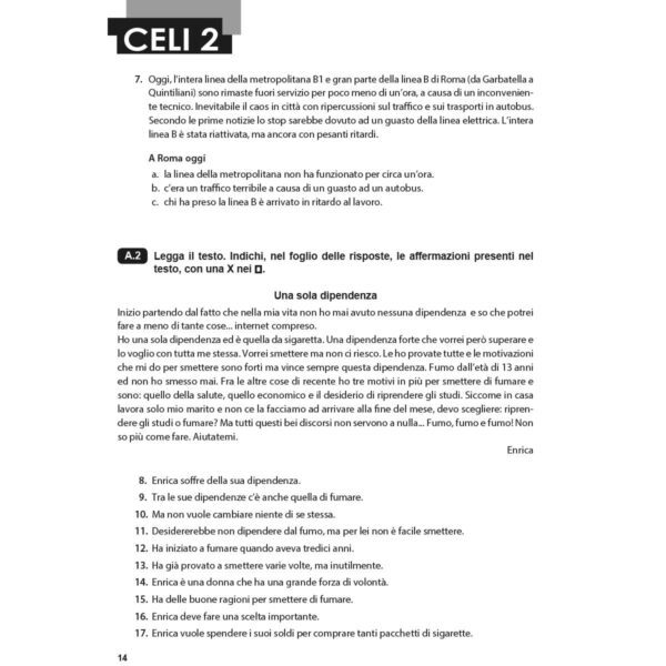 celi2 specimen download 15 | Celi 2 - Test di preparazione + audio scaricabile