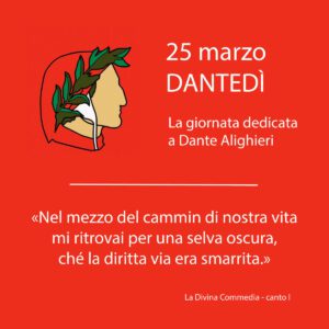 Dantedì 25 marzo Dante Alighieri