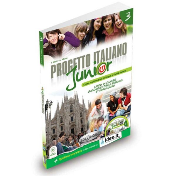 Edilingua: Progetto italiano Junior 3 – Libro di classe + DVD