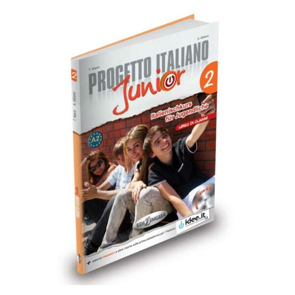 Edilingua: Progetto italiano Junior 2 für deutschsprachige Lerner (Libro di classe) + CD audio