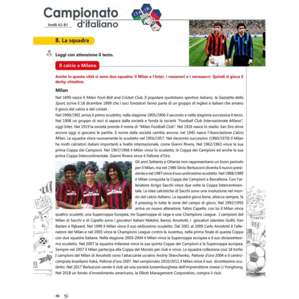 Ornimi Editions Campionato ditaliano A2 B1 Specimen 15 | Campionato d'italiano A2-B1