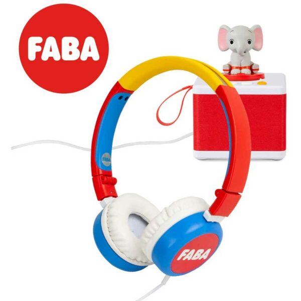 FABA Cuffie Audio Colorate per Bambini 6 • FABA Cuffie Audio Colorate per Bambini