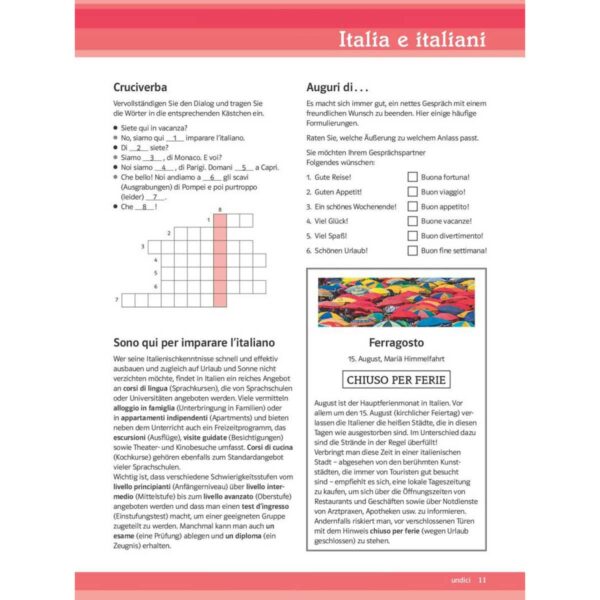 Klett Sprachen Italienisch a la carte neu 8 | Italienisch à la carte neu (A1) – Kurs- und Übungsbuch