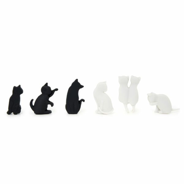 LEGAMI Meow Set mit 6 Glasmarkierern Kätzchen
