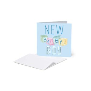 LEGAMI Mini-Glückwunschkarte zur Geburt – New Baby Boy