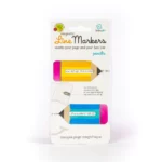 Thinking Gifts Line Markers – Set of 2 Magnetic Bookmarks Pencils