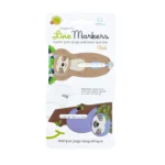 Thinking Gifts Line Markers – Set of 2 Magnetic Bookmarks Sloth