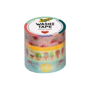 folia Washi Tape Tropical 4er-Set