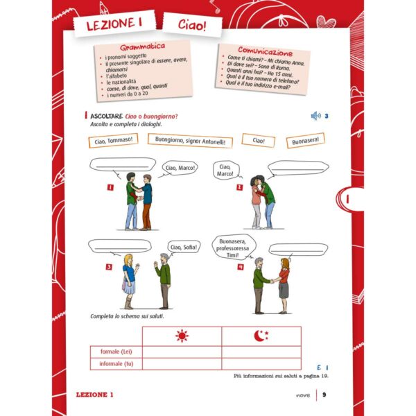 ALMA Edizioni Espresso ragazzi 1 A1 – libro ebook interattivo Lezione 1 1 | Espresso ragazzi 1 A1 – libro + ebook interattivo