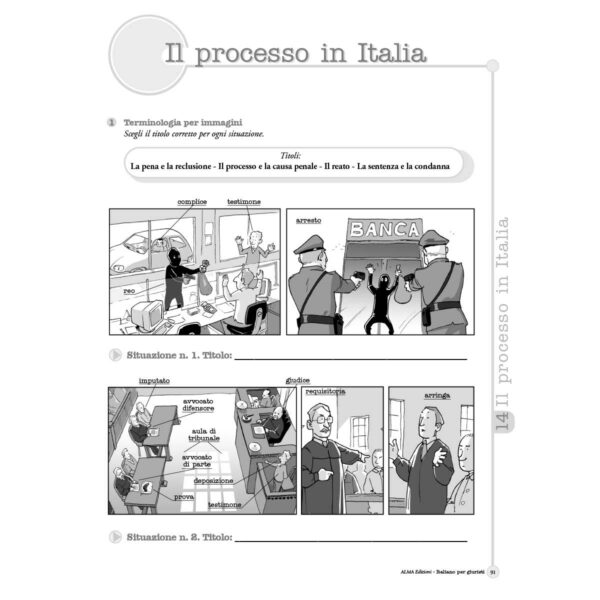 ALMA Edizioni – Italiano per giuristi B1 C2 edizione aggiornata Unità 14 1 | Italiano per giuristi B1-C2