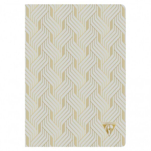 Clairefontaine Neo Deco Notebook Illusion pearl gray – A5 lined